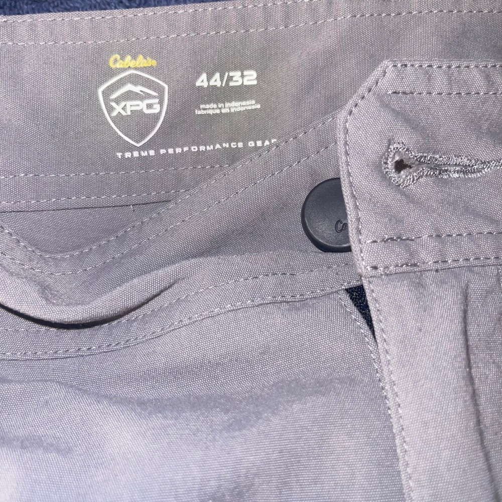 Outdoor Performance Fish Travel Zip Pocket Nylon Gray Lightweight Activewear - Picture 3 of 14